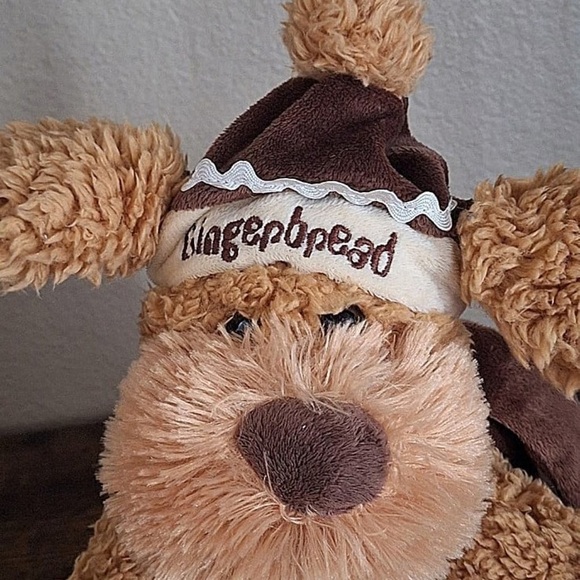 Gingerbread Brown Puppy Dan Dee Collectors Choice Plush - Picture 7 of 10
